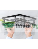 Комплект рафтове за баня 3 рафта 2 поставки